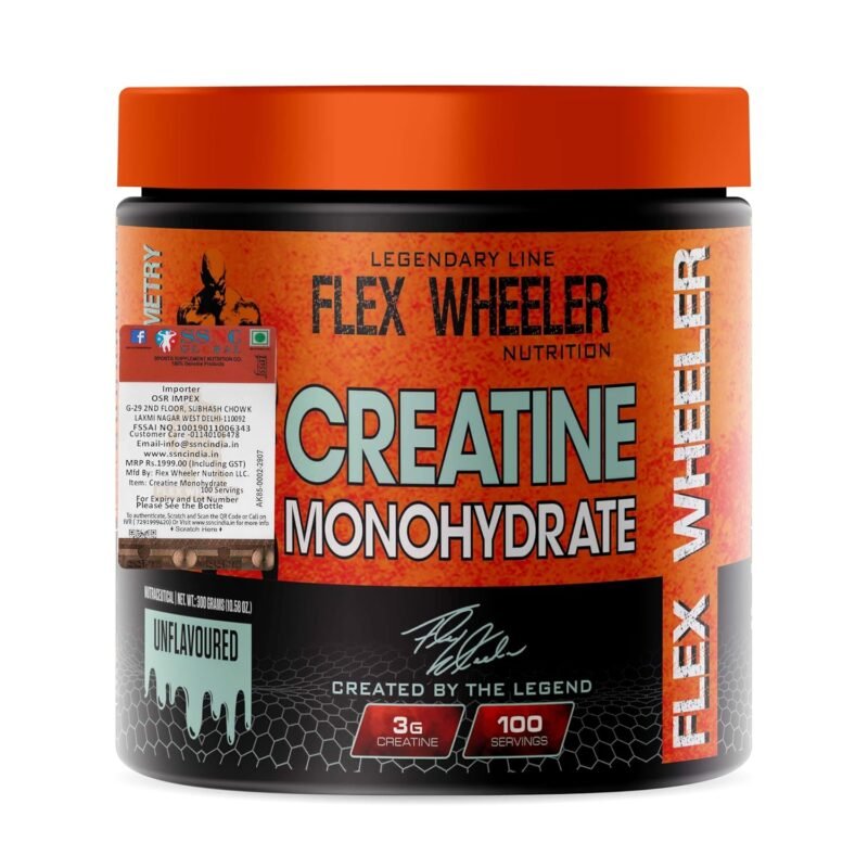 Flex Wheeler Creatine Monohydrate | 100 Servings | Made in USA - Image 2