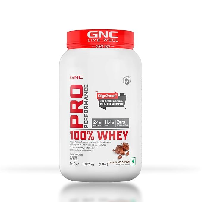 GNC Pro Performance 100% Whey Protein – Build Strength