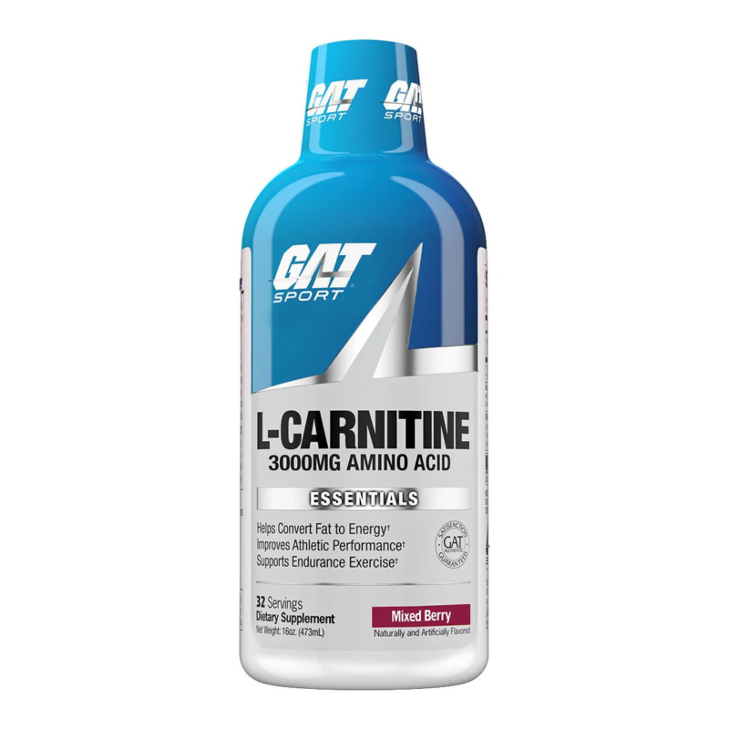 GAT L-Carnitine 3000 mg Liquid – Fat Metabolism Support & Energy Boost