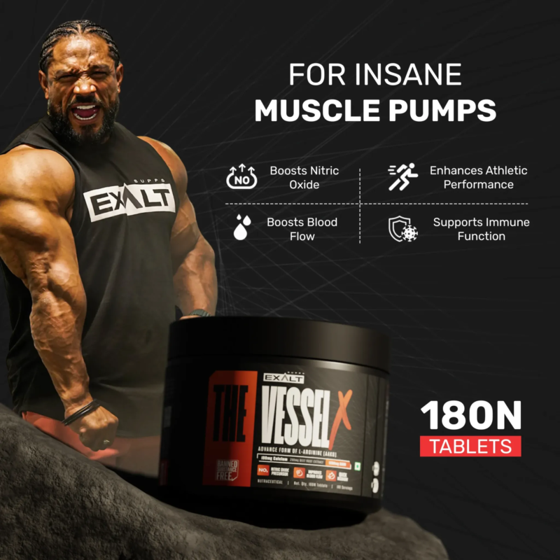 EXALT Supps The Vessel X – 180 Servings | Muscle Pump & L-Arginine Formula - Image 5