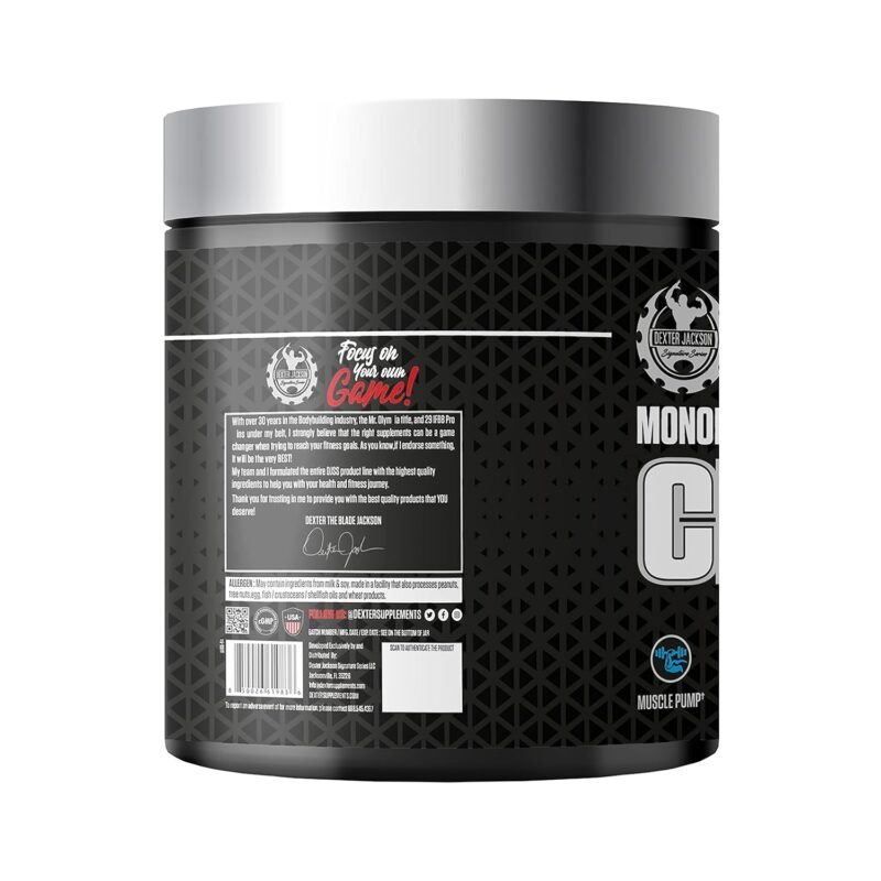 Dexter Jackson Creatine Monohydrate | 100 Servings | Made in USA - Image 2