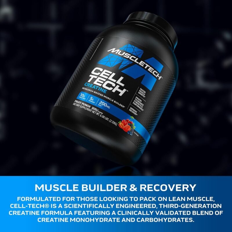 Muscletech (MT) Cell Tech Creatine Powder | 2.72 kg | Made in USA - Image 2