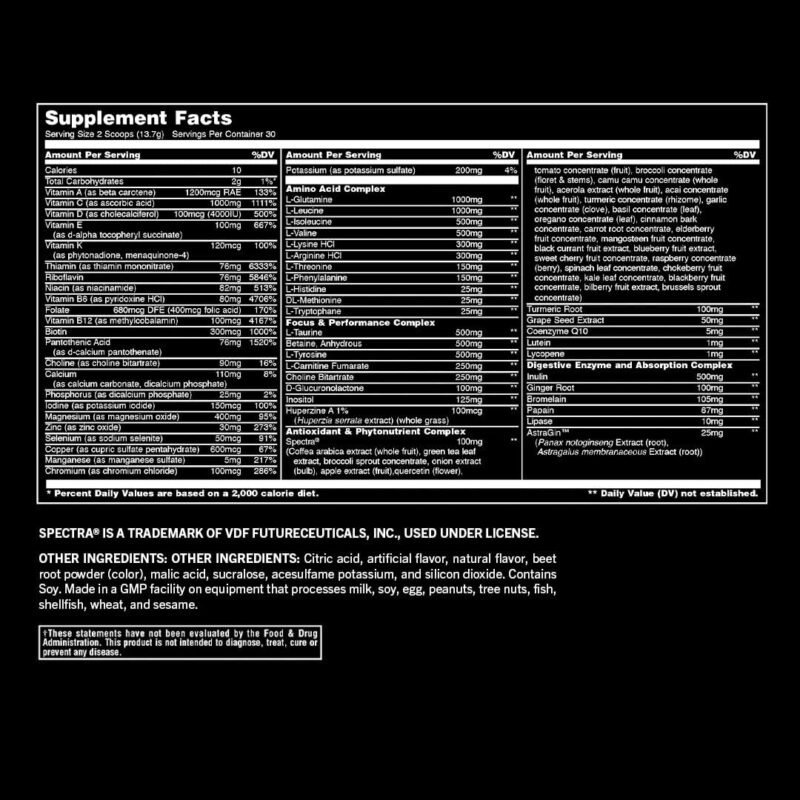 Universal Animal PAK Powder | 60 Scoops | Made in USA - Image 2