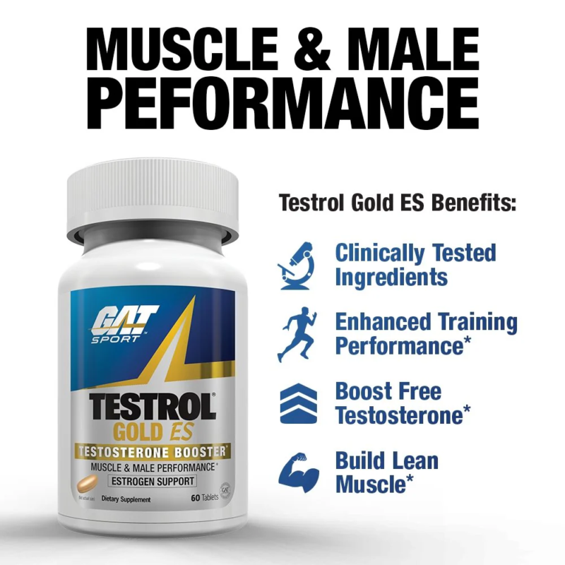 GAT Testrol Gold ES Tablet | 60 Tab | Made in USA - Image 6