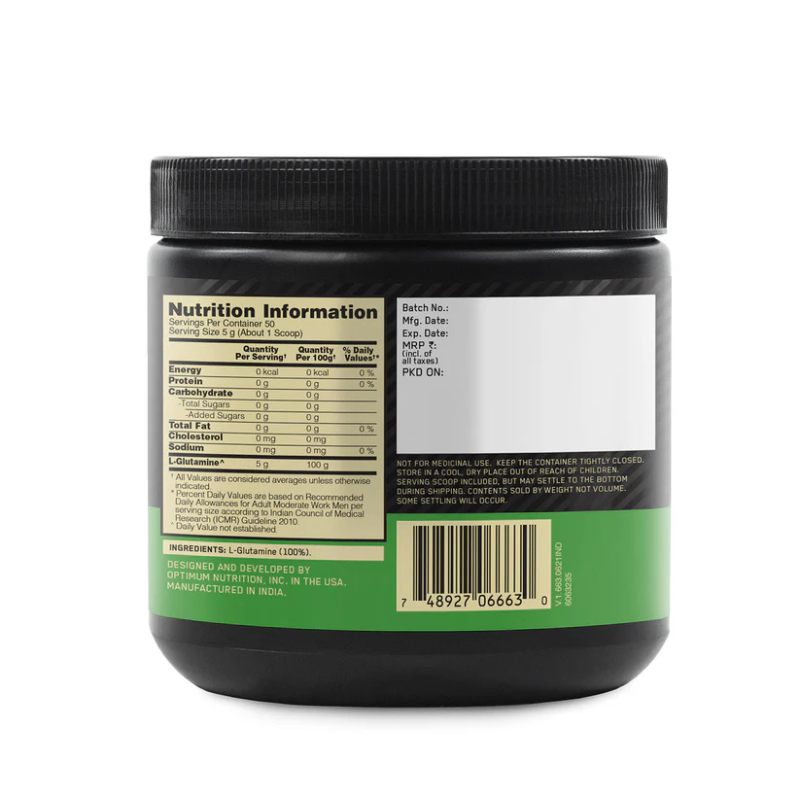 Optimum Nutrition Glutamine Powder | Premium 50 Servings - Image 3