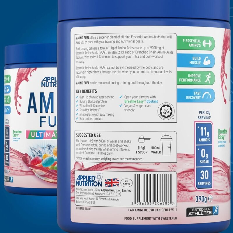Applied Nutrition Amino Fuel - EAA Powder | 30 Servings | Made in UK - Image 2
