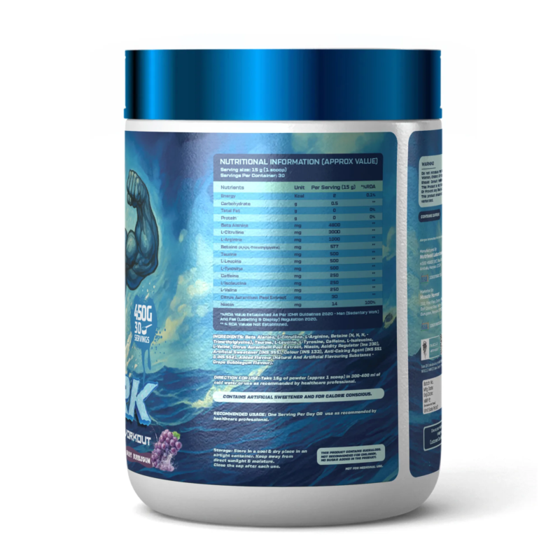 Muscle Harvest King Shark Pre Workout | 30 Servings - Image 2