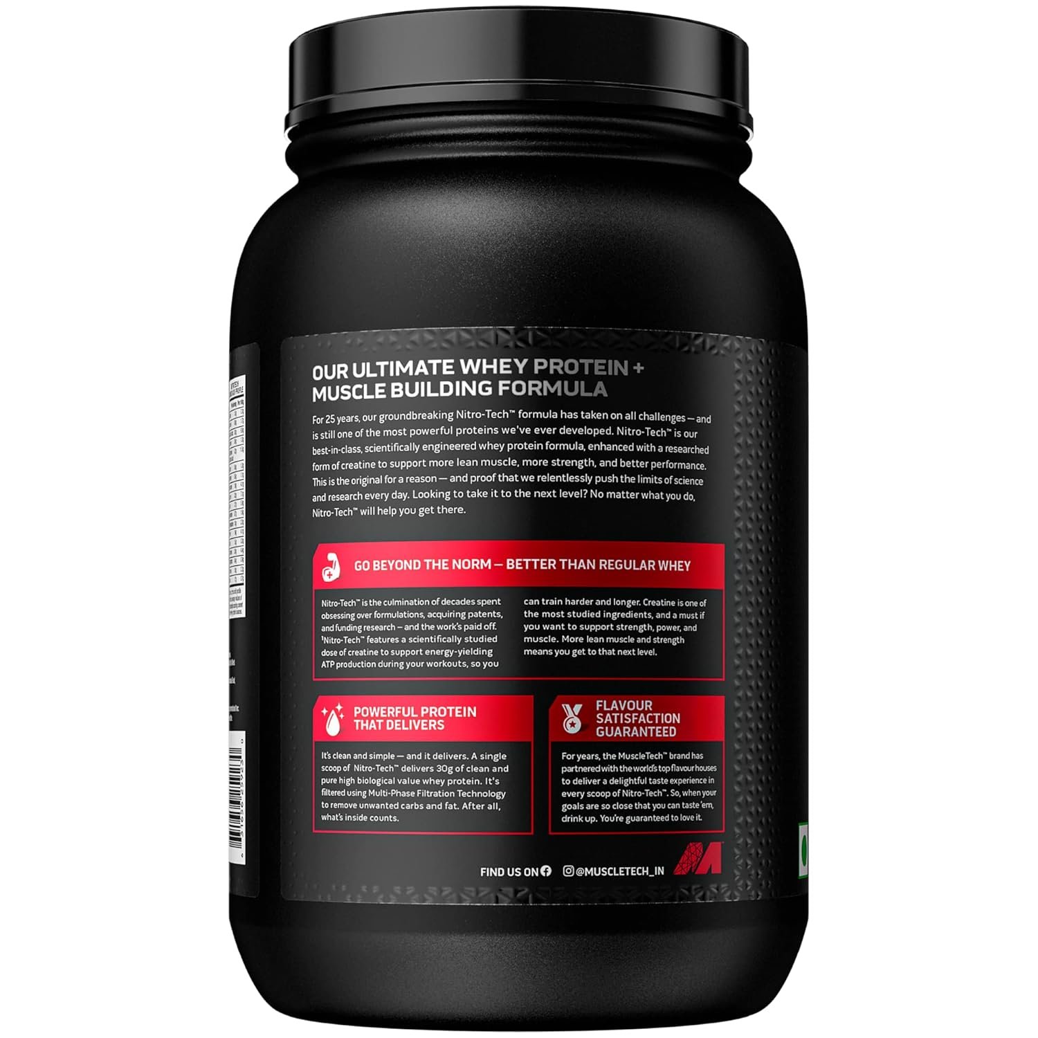 Muscletech Nitrotech Whey Protein | Boost Strength & Performance - Image 5