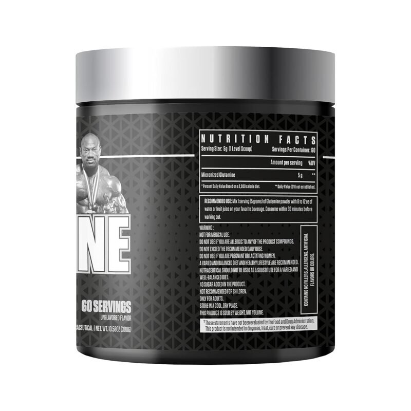 Dexter Jackson Black Series Micronized Glutamine | 5 Gram | 60 Servings | Made in USA - Image 4