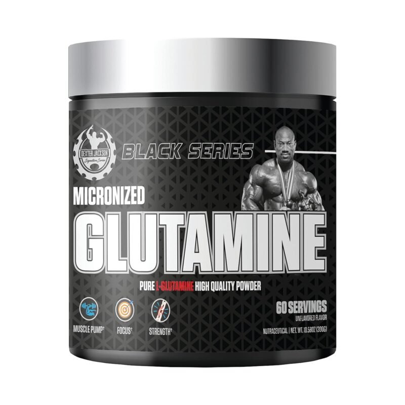 Dexter Jackson Black Series Micronized Glutamine | 5 Gram | 60 Servings | Made in USA - Image 2