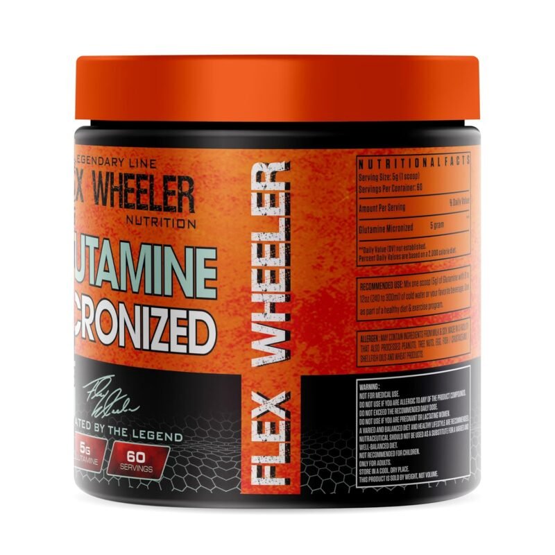 Flex Wheeler Glutamine (Micronized) | 5 Gram | 60 Servings | Made in USA - Image 3