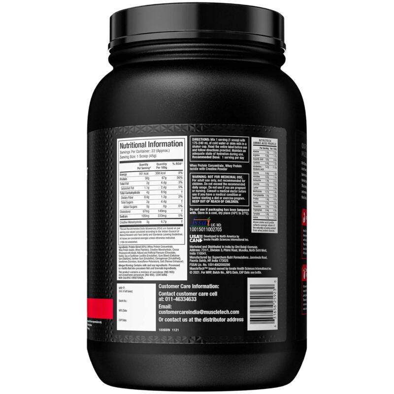 Muscletech Nitrotech Whey Protein | Boost Strength & Performance - Image 4