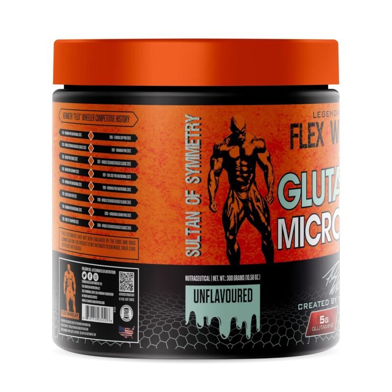 Flex Wheeler Glutamine (Micronized) | 5 Gram | 60 Servings | Made in USA - Image 2