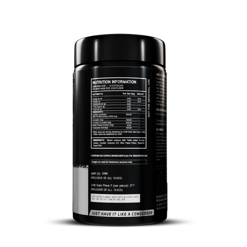William Bonac Signature | Detox Path - Advanced Liver Detox & Cellular Repair Capsules - 90 Capsules - Image 2