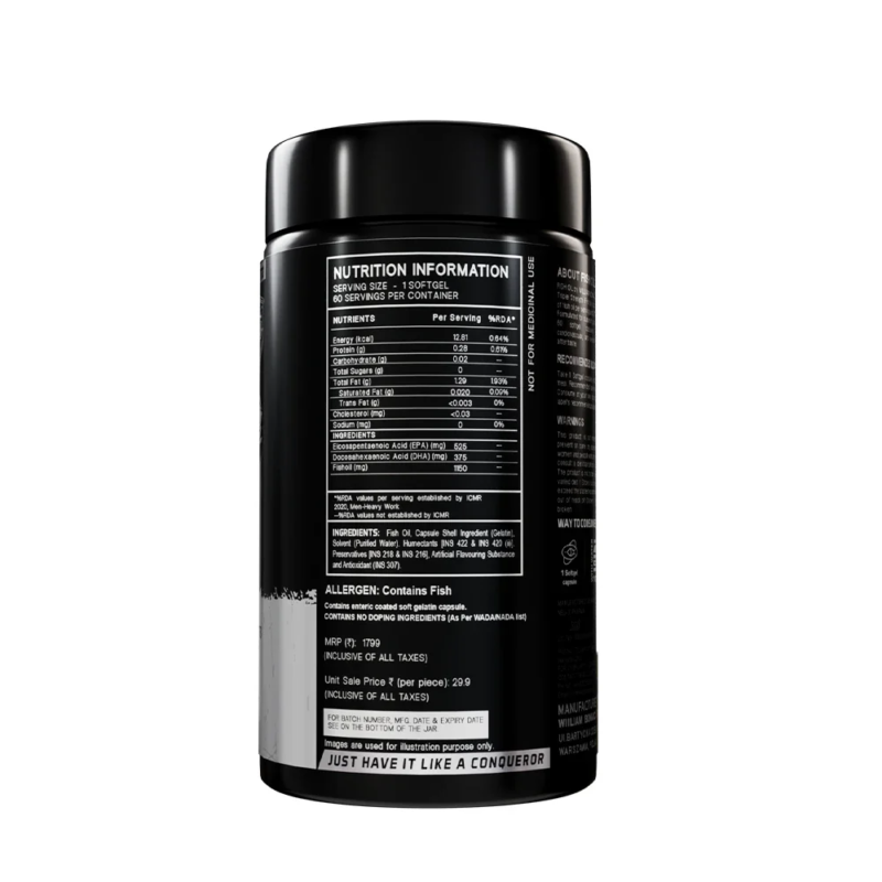 William Bonac Signature | Triple Strength Fish Oil | 60 Capsules - Image 2