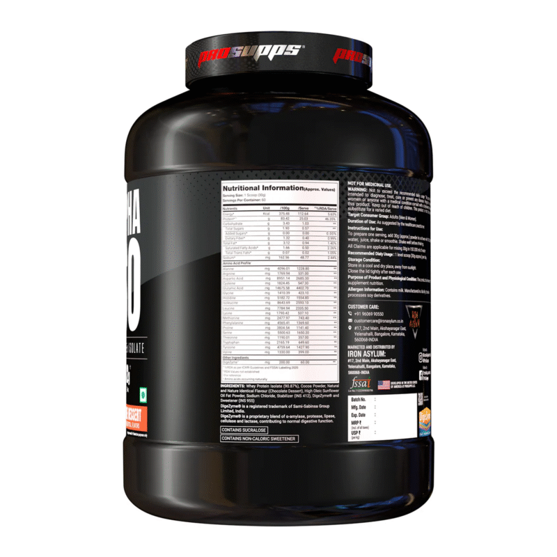 Pro Supps Alpha Iso 1.8 kg | High Quality Isolate Whey - Image 3