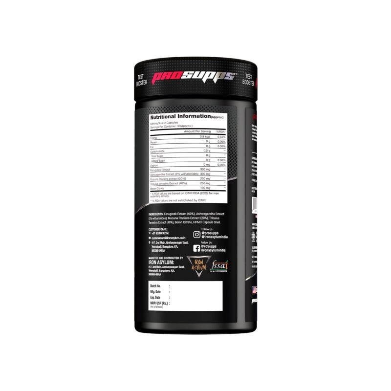 Pro Supps Test Surge - Testosterone Booster | 60 Capsules - Image 2