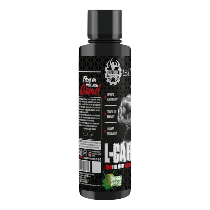 Dexter Jackson L-Carnitine 3500 mg Liquid | 31 Servings | Made in USA - Image 2