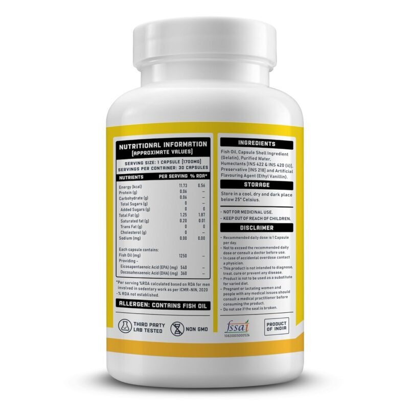 Wellversed | YouWeFit | Omega-3 | 3x Strength | 30 Capsules - Image 2