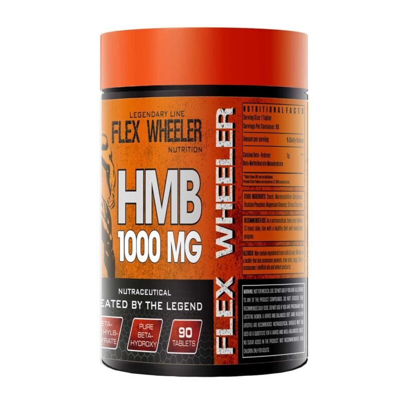 Flex Wheeler HMB 1000 mg Tablet | 90 Tablet | Made in USA - Image 3