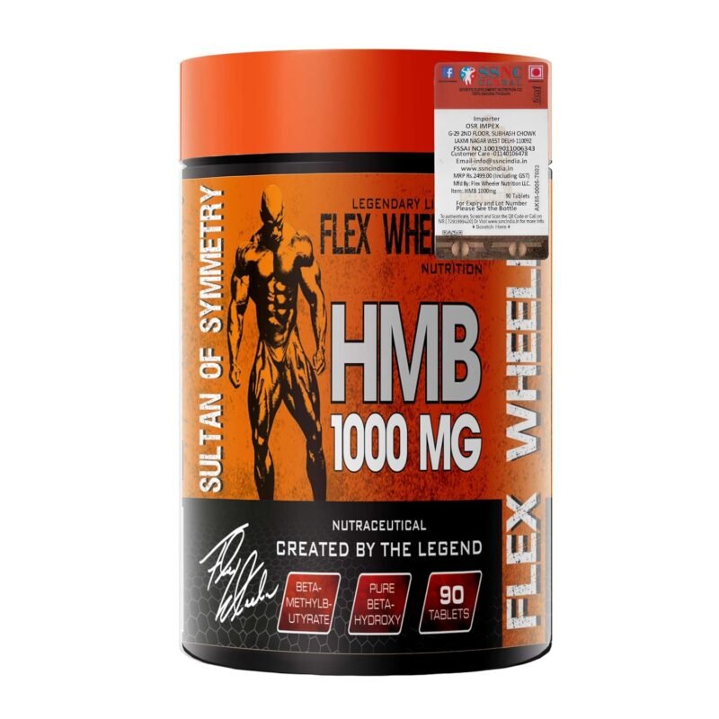 Flex Wheeler HMB 1000 mg Tablet | 90 Tablet | Made in USA - Image 2