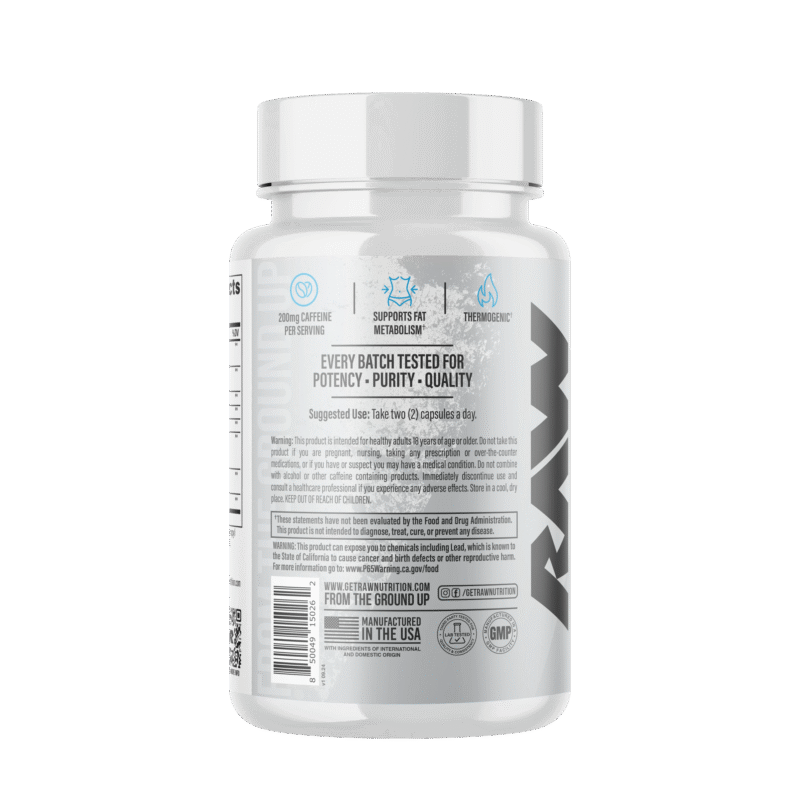 RAW Essential Fat Burner Capsule | 60 Capsules | Made in USA - Image 3
