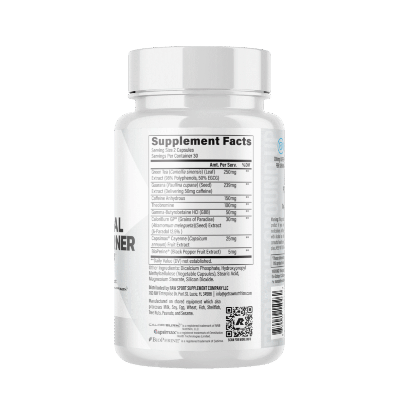 RAW Essential Fat Burner Capsule | 60 Capsules | Made in USA - Image 2