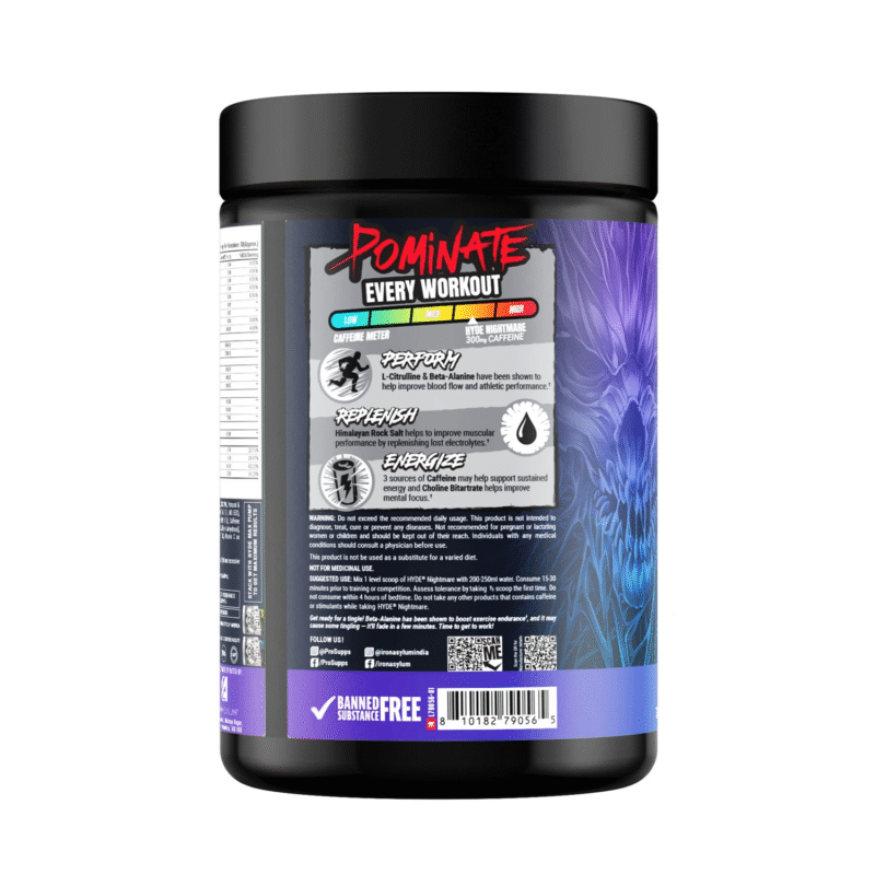ProSupps Hyde Nightmare Pre Workout | 30 Servings - Image 3