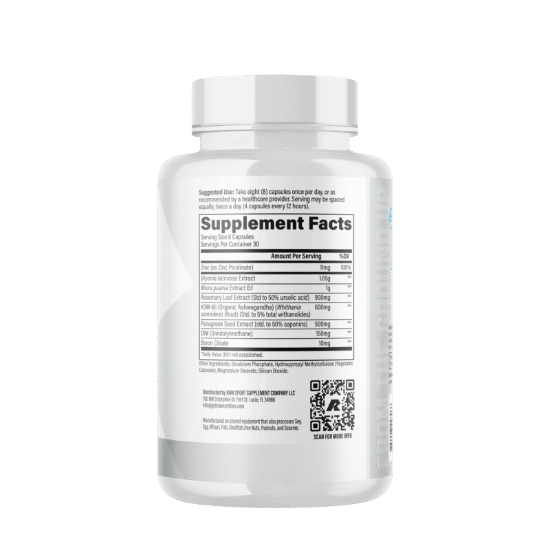 CBUM's RAW Test ( Testosterone Booster ) Capsules | 240 Capsules | Made in USA - Image 3