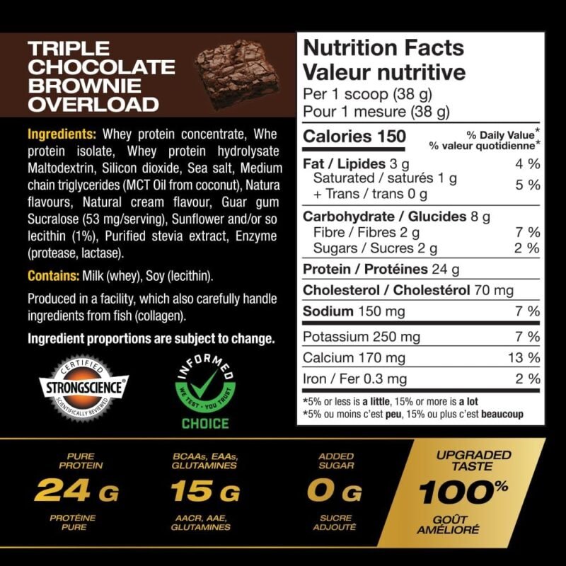 Pure Vita Labs (PVL) Whey Gold (1.8 kg) | Made in Canada | Official Importer: GMC - Image 3