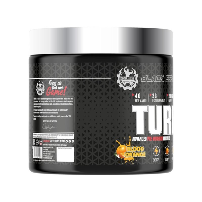 Dexter Jackson Turbo HP Pre Workout | 45 Servings | Made in USA - Image 2