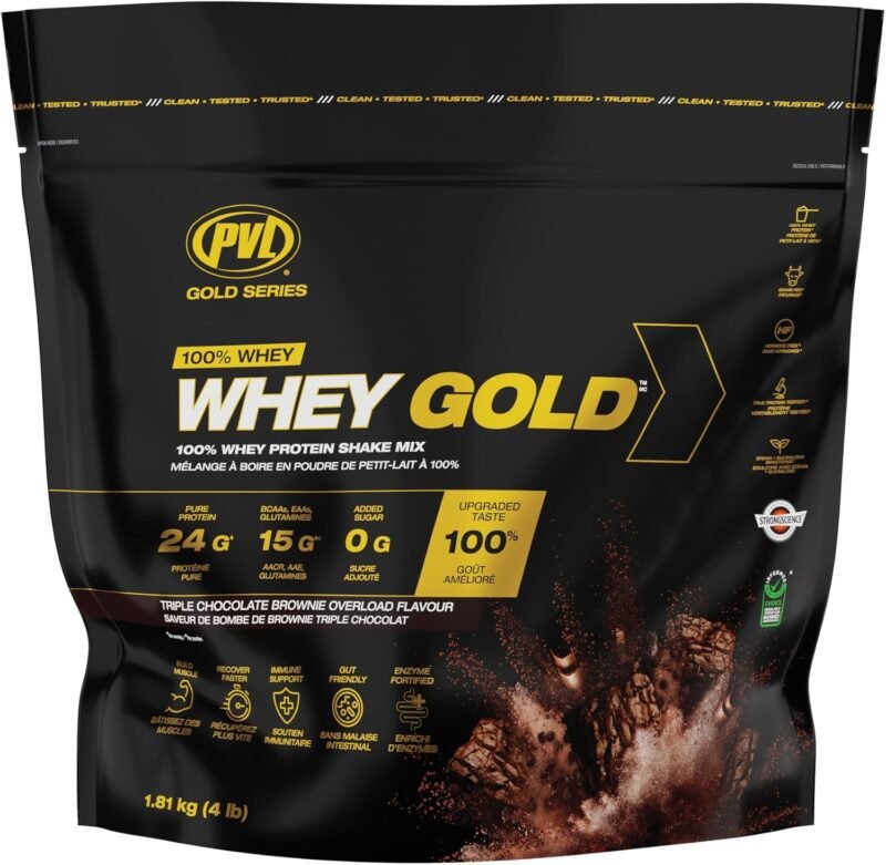 Pure Vita Labs (PVL) Whey Gold (1.8 kg) | Made in Canada | Official Importer: GMC