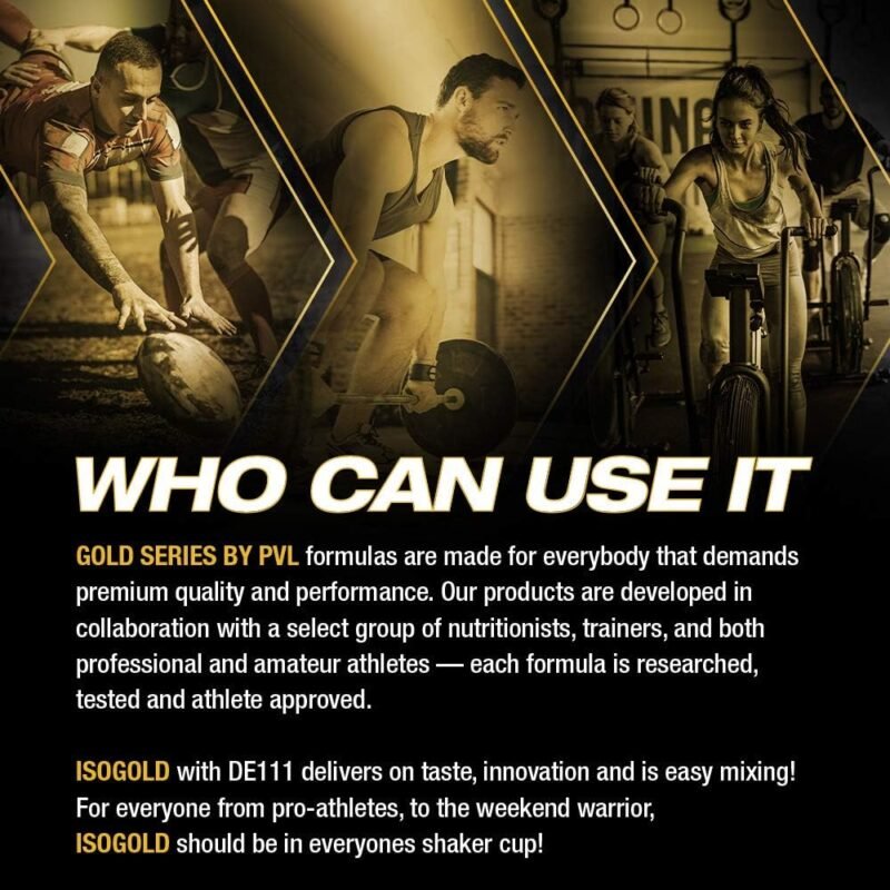 Pure Vita Labs (PVL) ISOGOLD 2.27 kg | Isolate + Hydrolysate Whey Protein | Made in Canada | Imported by GMC - Image 5