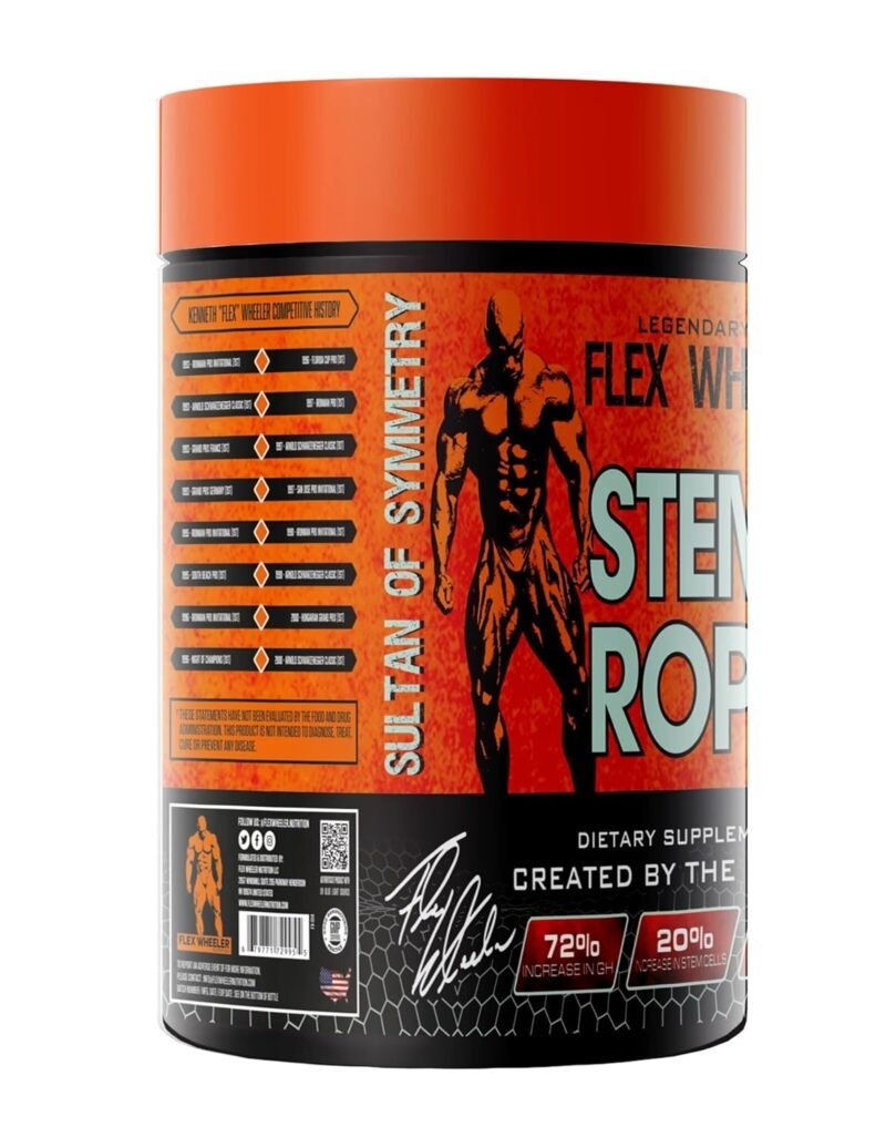 Flex Wheeler Stem-Tropin, 60 Capsules | Made in USA - Image 3