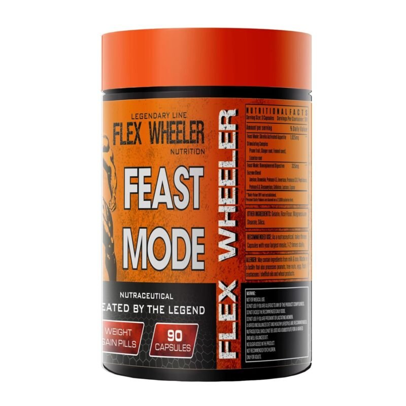 Flex Wheeler Feast Mode | 90 Capsules | Made in USA - Image 2