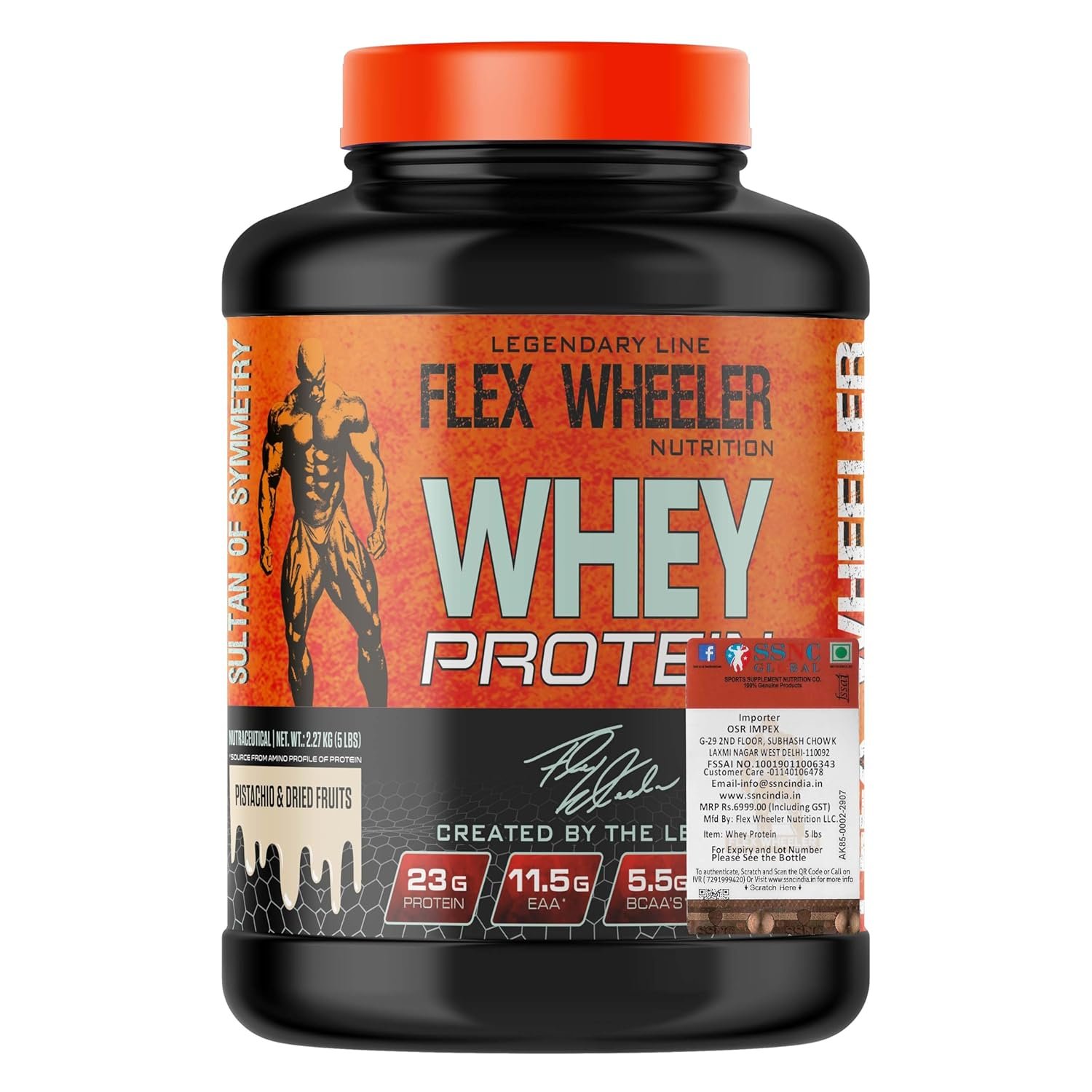 Flex Wheeler Whey Protein 5 lb | 81 Servings | Made in USA - Image 4