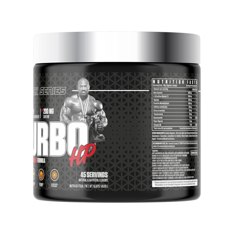 Dexter Jackson Turbo HP Pre Workout | 45 Servings | Made in USA - Image 3