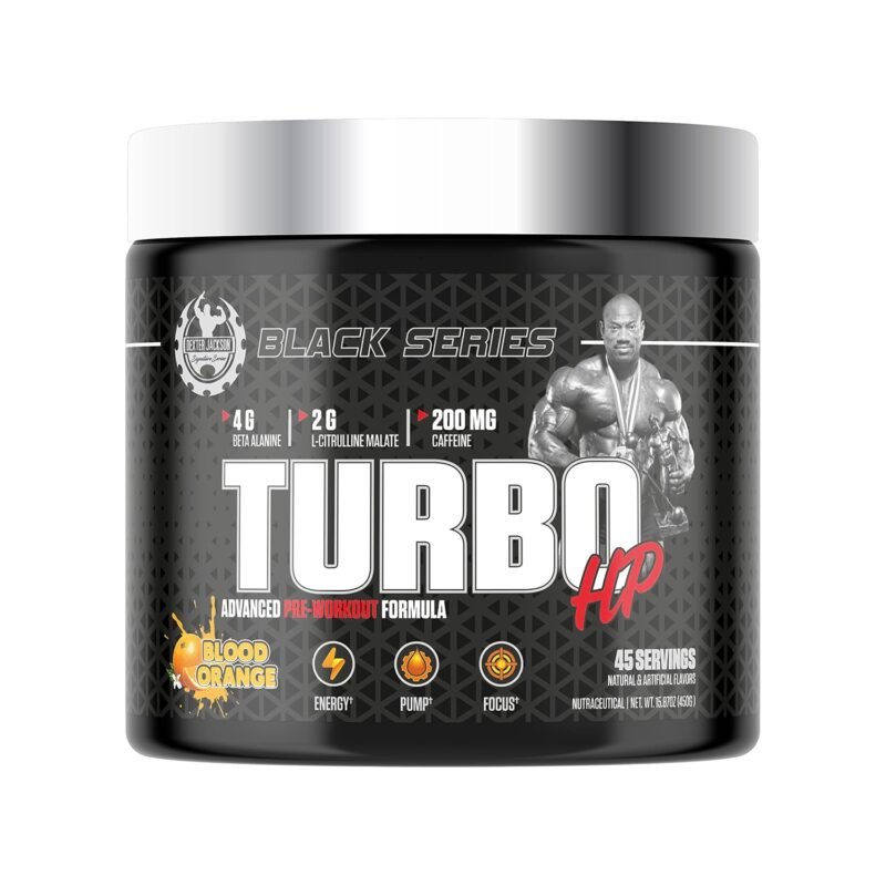 Dexter Jackson Turbo HP Pre Workout | 45 Servings | Made in USA