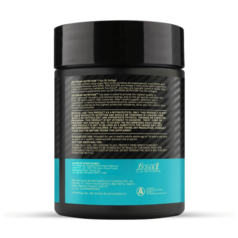 Optimum Nutrition Fish Oil Capsules | 60 Capsules - Image 2