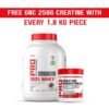 GNC Pro Performance 100% Whey Protein – Build Strength - 1.8 kg, Strawberry