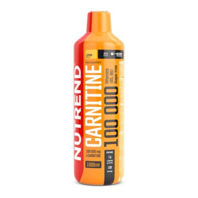 NUTREND Carnitine (Carnipure) Liquid | 100 Servings | Made in CZECH REPUBLIC