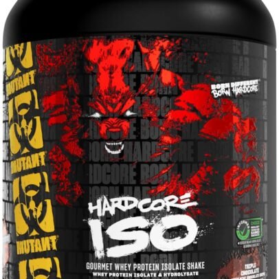Mutant Hardcore ISO Surge Whey Protein Isolate 5 lb (2.27 kg) – Triple Chocolate | Made in Canada | Official Importer: GMC