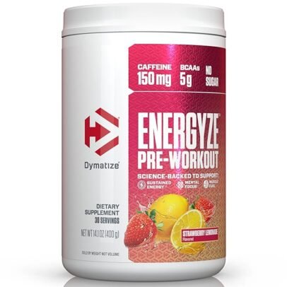 Dymatize Energize Pre-Workout – 400g (30 Servings)  Made in USA | Official Importer – MHI