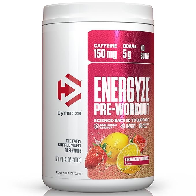 Dymatize Energize Pre-Workout – 400g (30 Servings) Made in USA | Official Importer – MHI