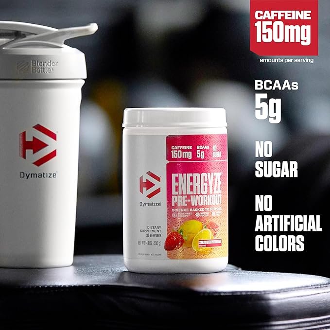 Dymatize Energize Pre-Workout – 400g (30 Servings) Made in USA | Official Importer – MHI - Image 3