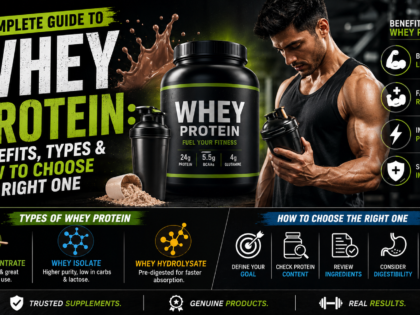 Complete Guide to Whey Protein: Benefits, Types & How to Choose the Right One