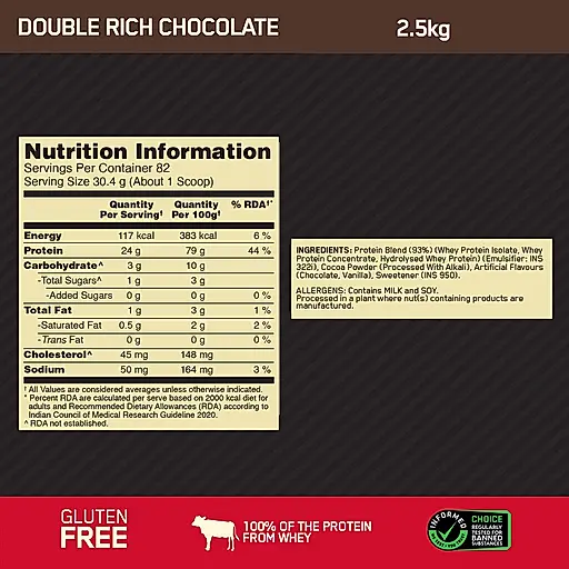 Optimum Nutrition Gold Standard Whey – Whey Protein | Made in India - Image 3
