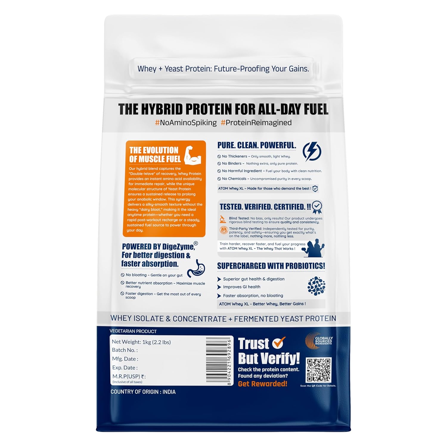 AS-IT-IS ATOM Whey Protein XL (1kg) - Image 2