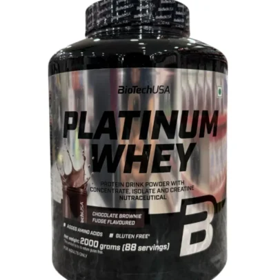 BioTechUSA Platinum Whey Protein 2 kg Chocolate Brownie Fudge