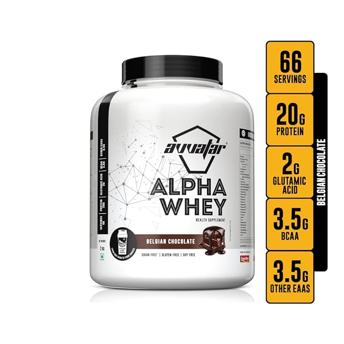 Avvatar Alpha Whey | High PDCAAS | EAA & BCAA for Strength